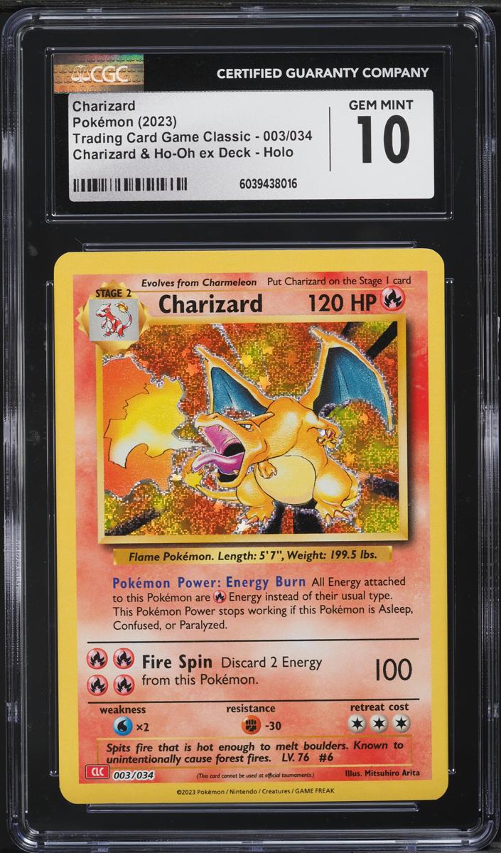 Charizard 2023 Pokemon TCG Classic Collection Holo Charizard Deck