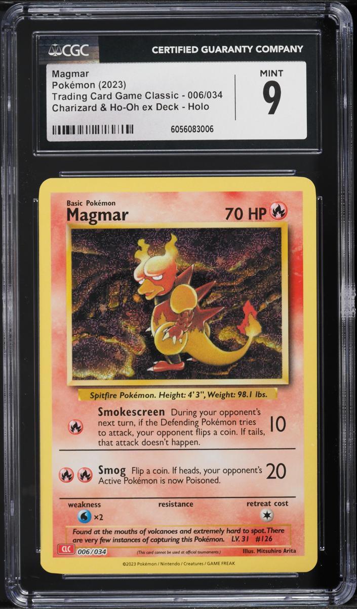 Magmar 2023 Pokemon TCG Classic Collection Holo Charizard Deck