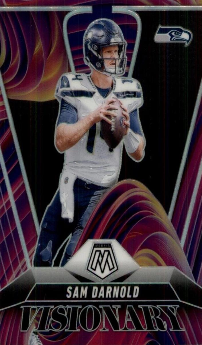 2025 Panini Phoenix Resurgent Snow Globe Sam Darnold #22 card