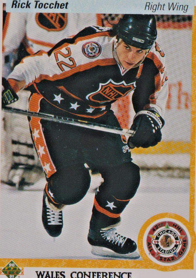 1990 Upper Deck Rick Tocchet #488 card