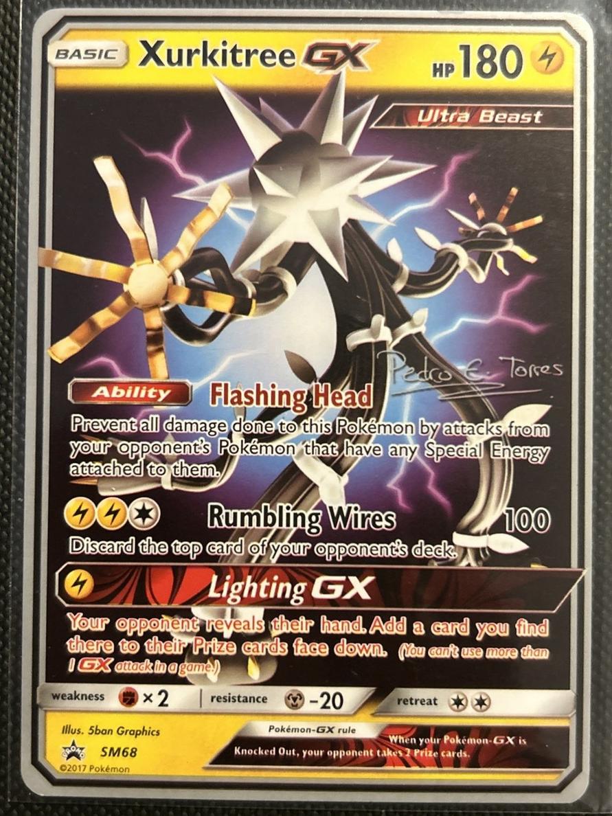 Xurkitree GX 2017 Pokemon SM Black Star Promos Ultra Beasts GX Premium Collection