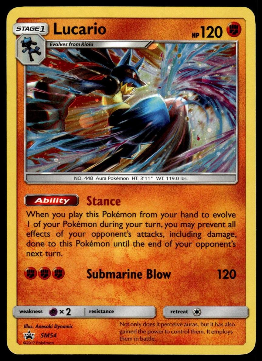 Lucario Holo 2017 Pokemon SM Black Star Promos Crimson Invasion Three Pack Blisters