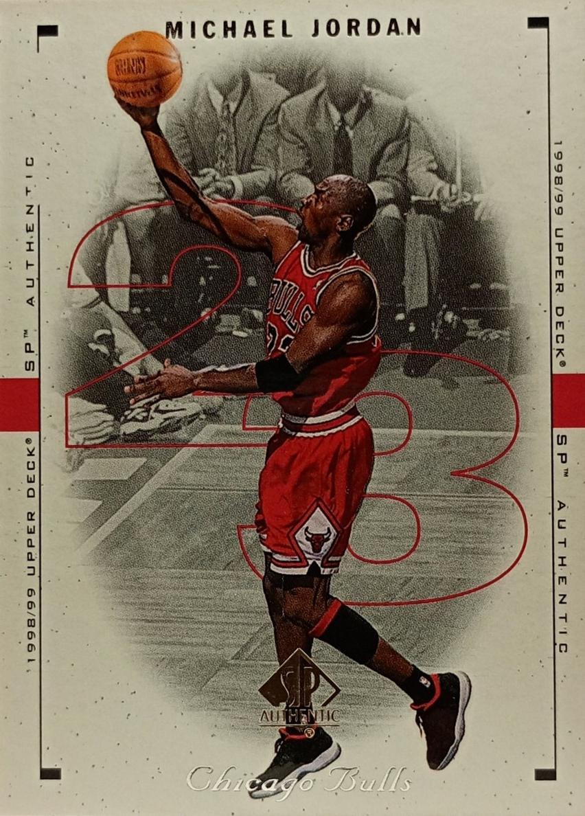 1998 Upper Deck SP Authentic #8 Michael Jordan front