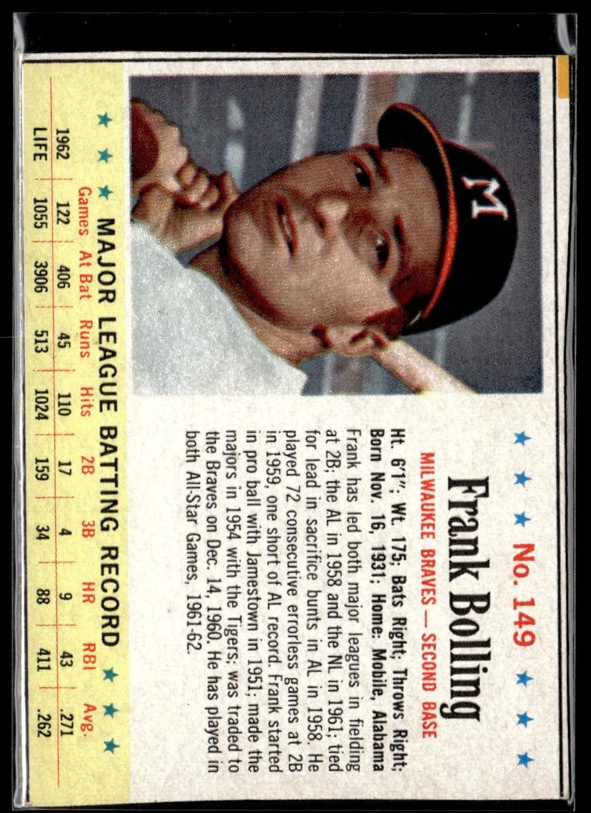 1963 Frank Bolling #149