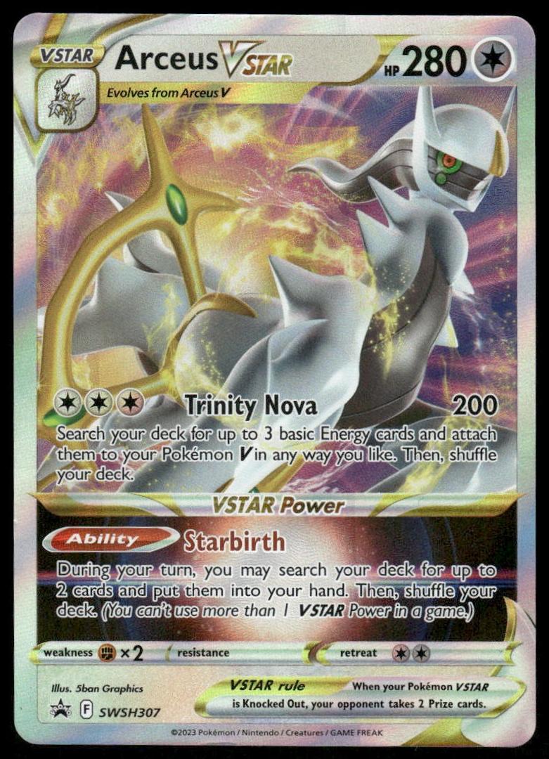 2023 Arceus Vstar #SWSH307