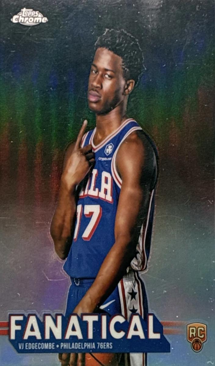 2025 Topps Topps Chrome #FAN-23 Fanatical Vj Edgecombe front