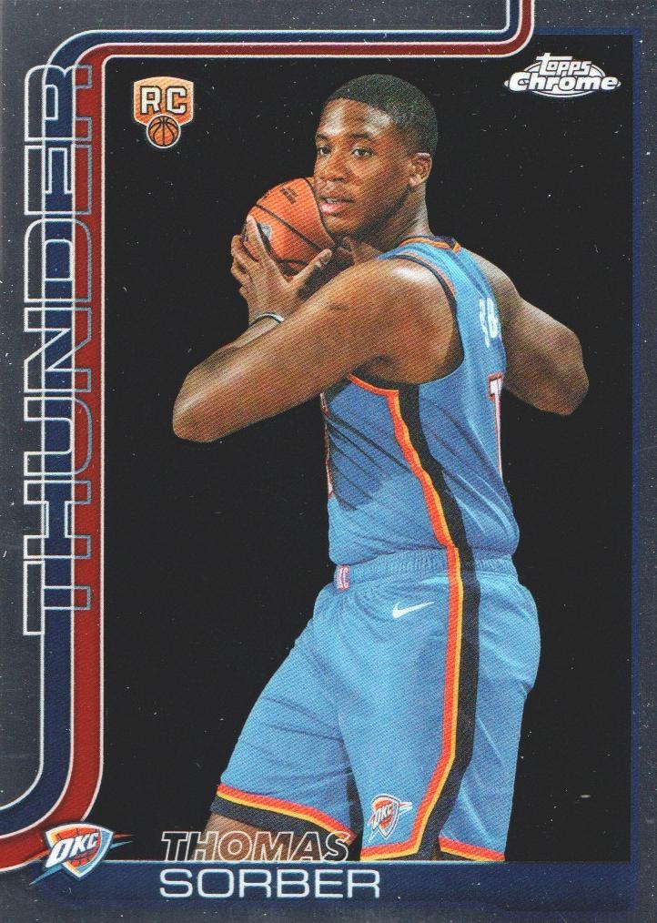 Thomas Sorber 2025-26 Topps Chrome Basketball card