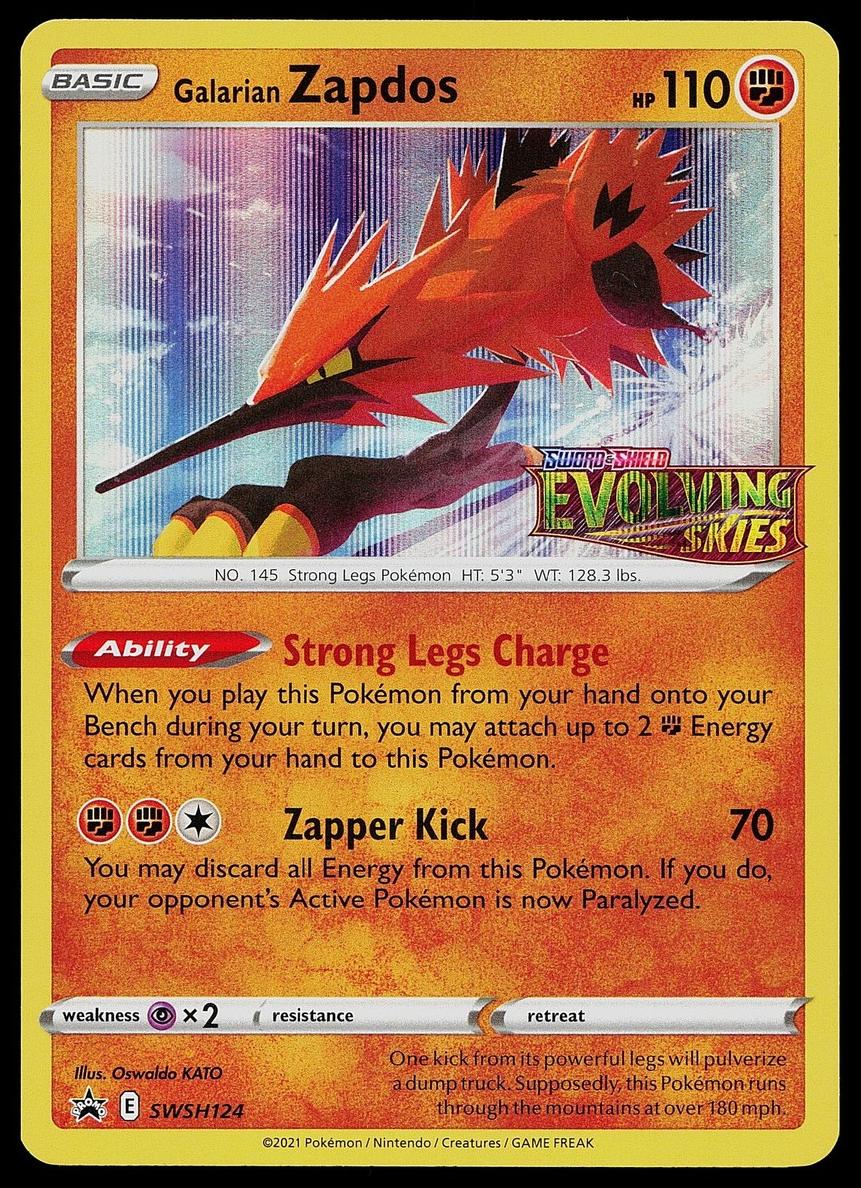 2023 Galarian Zapdos #SWSH124