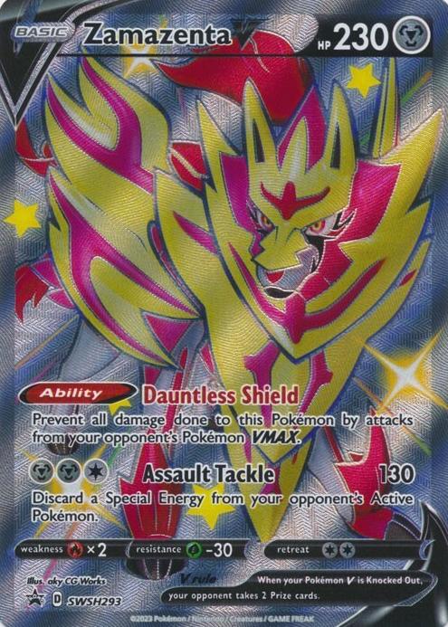 Zamazenta V 2023 Pokemon SWSH Black Star Promos Crown Zenith Premium Figure Collection