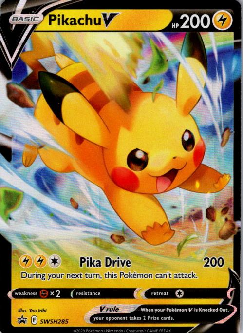 Pikachu V 2023 Pokemon SWSH Black Star Promos Crown Zenith Collections-Pikachu Vmax