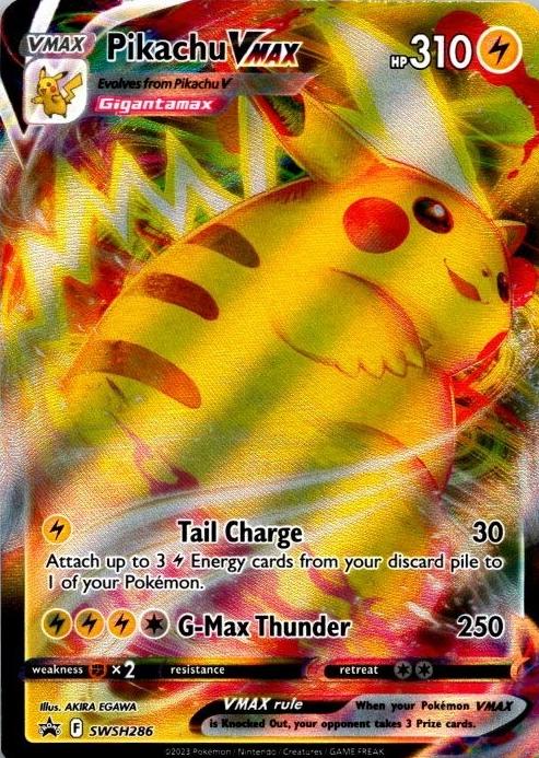 Pikachu Vmax 2023 Pokemon SWSH Black Star Promos Crown Zenith Collections-Pikachu Vmax