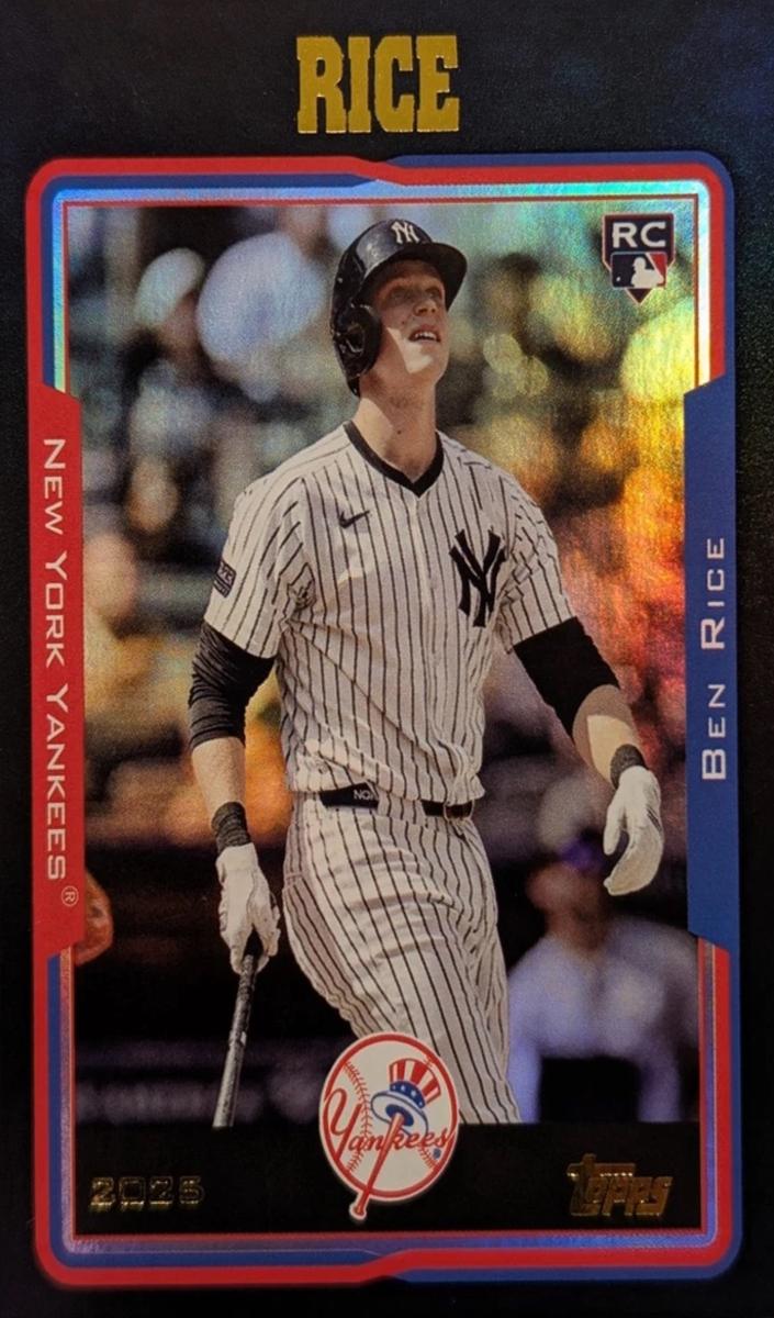2025 Ben Rice [Black Foilboard] #218