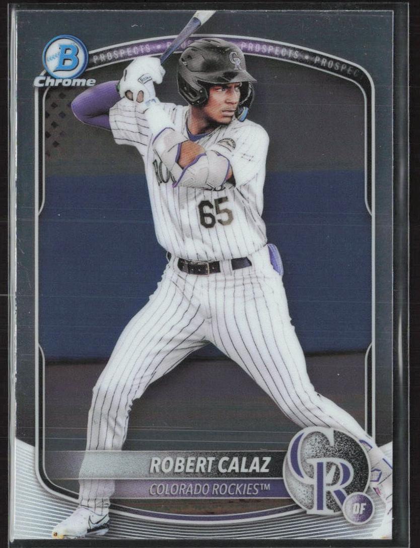 Robert Calaz 2025 Bowman Chrome Prospects card