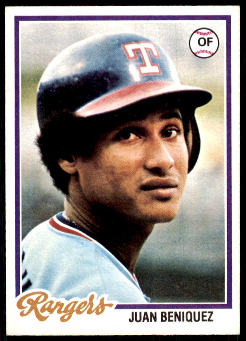 1978 Topps Juan Beniquez #238 card