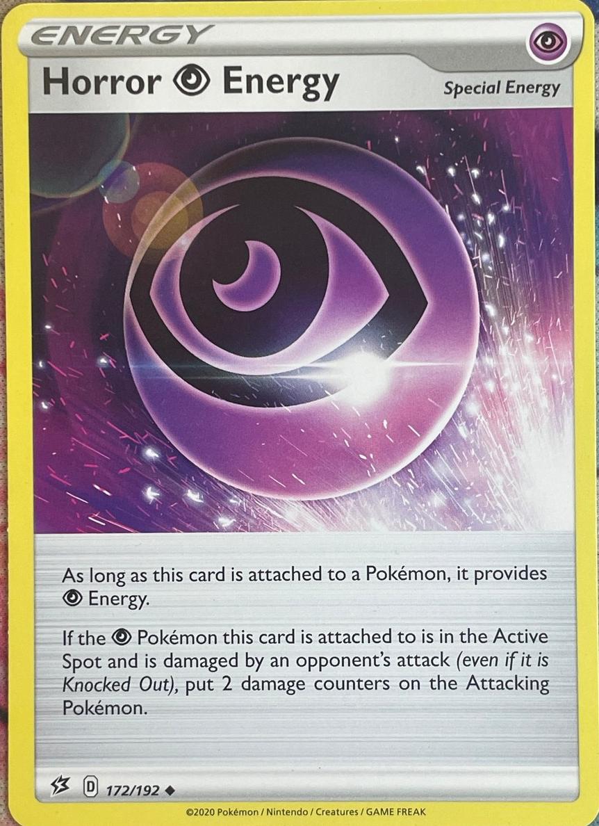 Horror Energy 2020 Pokemon Sword & Shield Rebel Clash