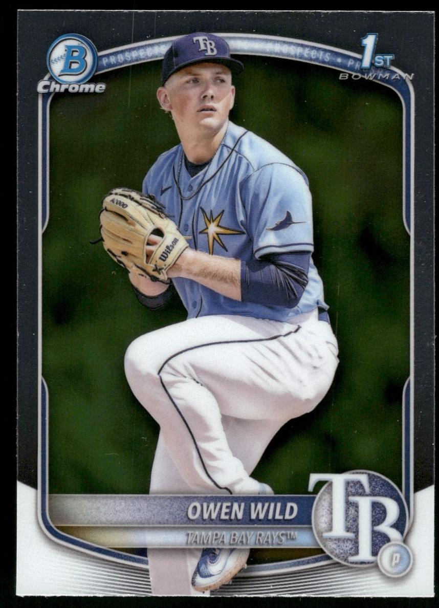 Owen Wild 2025 Bowman Chrome Prospects card