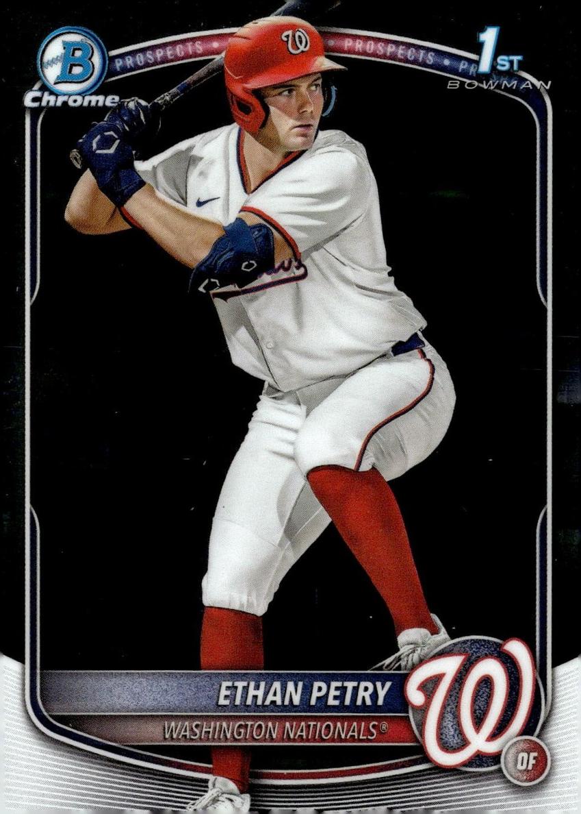Ethan Petry 2025 Bowman Draft Chrome card