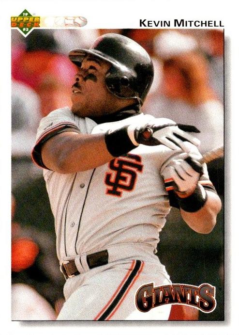 1992 Upper Deck Kevin Mitchell #266 card