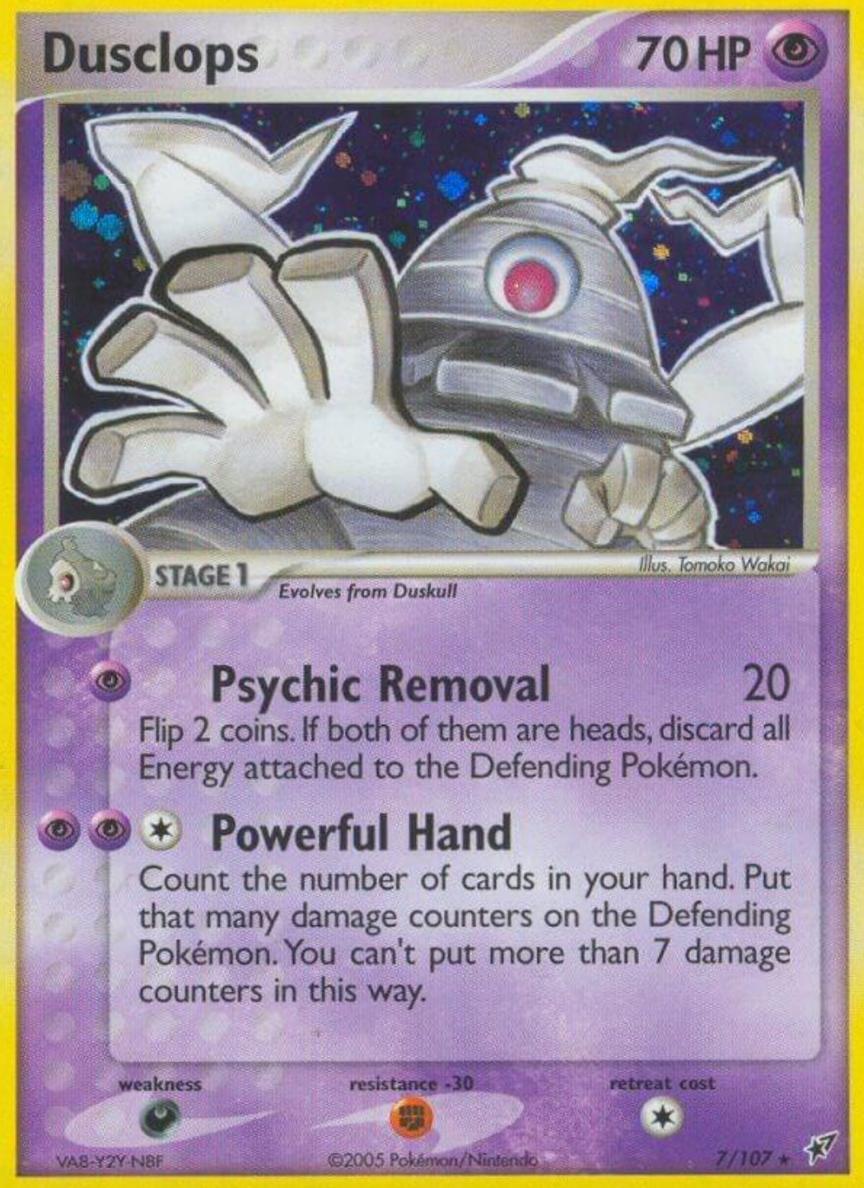 Dusclops 2005 Pokemon EX Deoxys