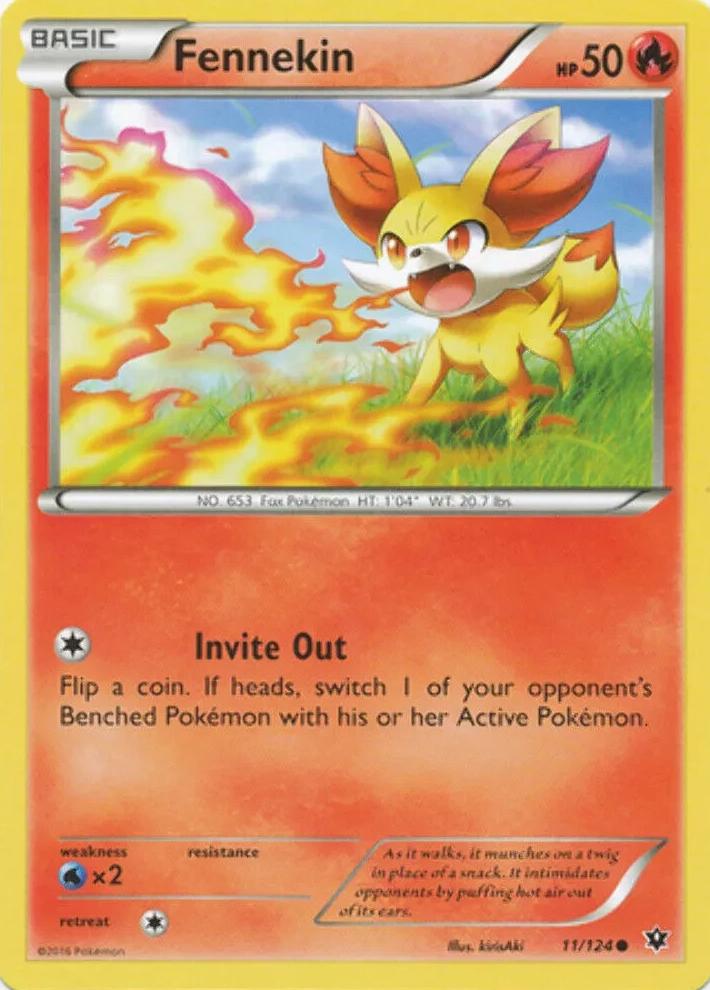 Fennekin 2016 Pokemon XY Fates Collide