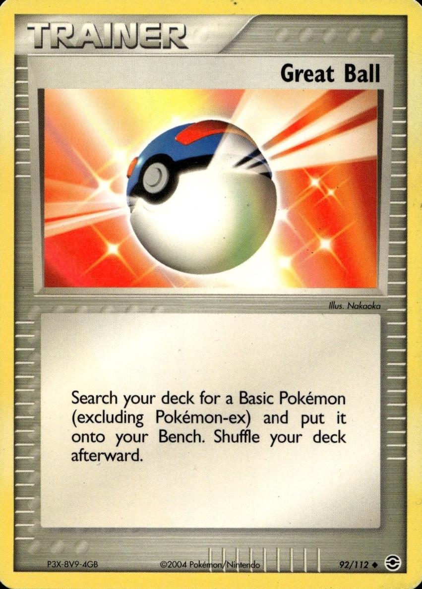 Great Ball 2004 Pokemon EX FireRed & LeafGreen