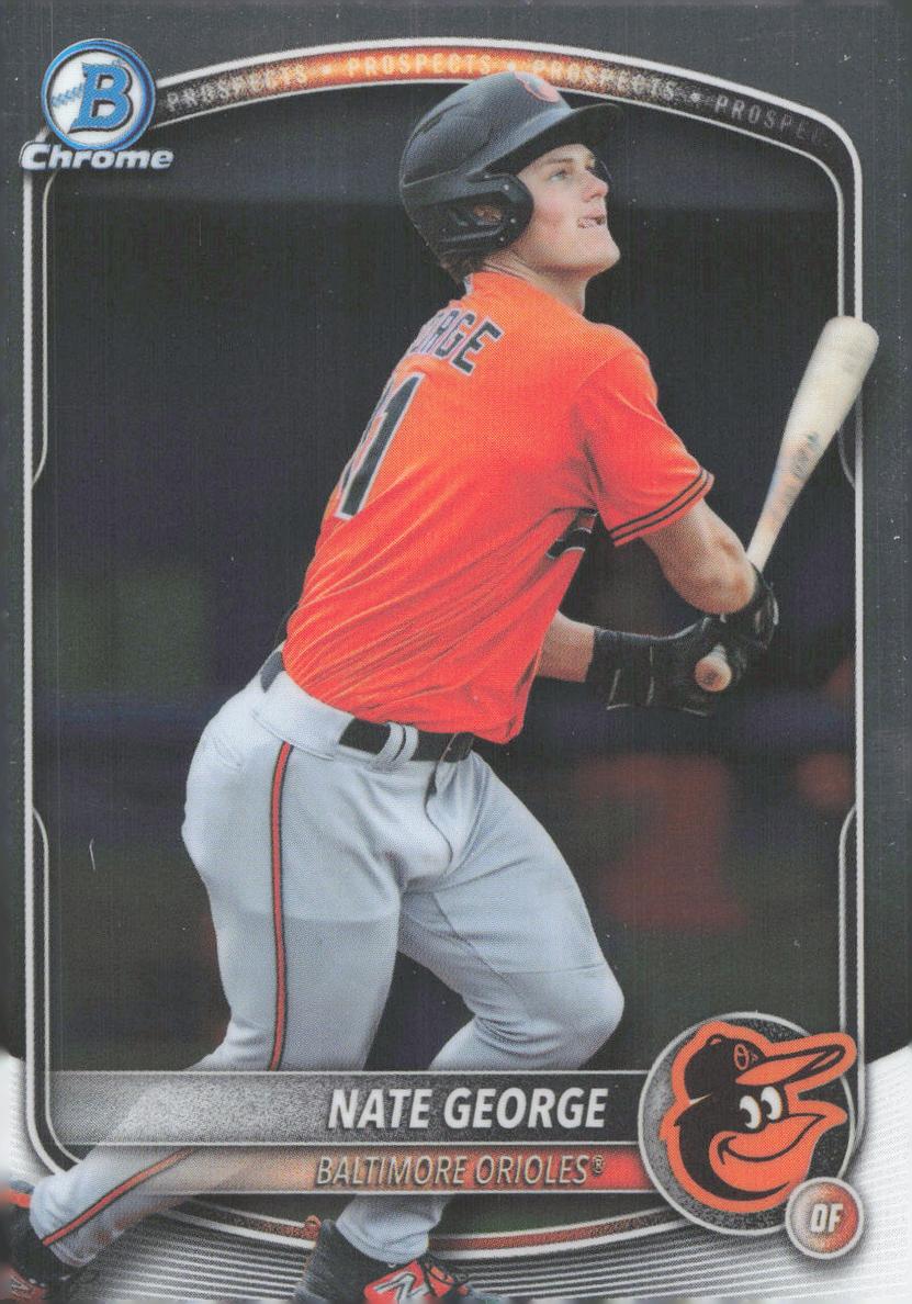 Nate George 2025 Bowman Draft Chrome card