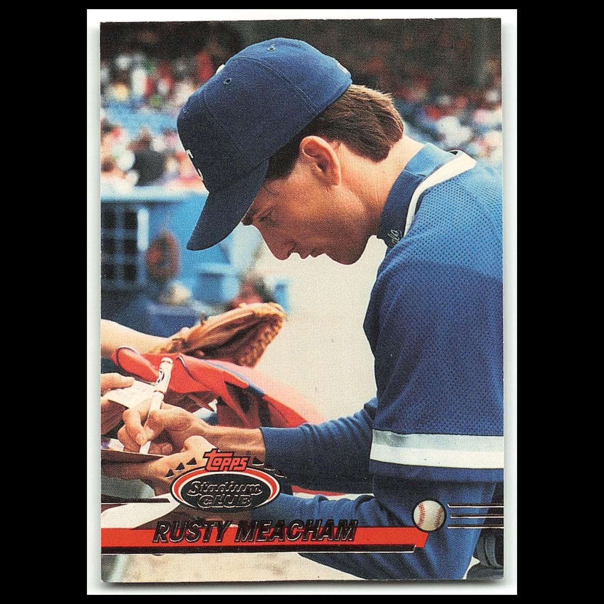1993 Topps Stadium Club Rusty Meacham #439 card