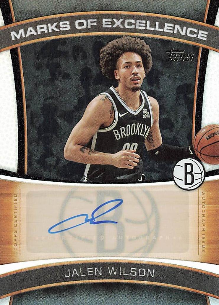 2025 Topps Jalen Wilson #ME-JWI card
