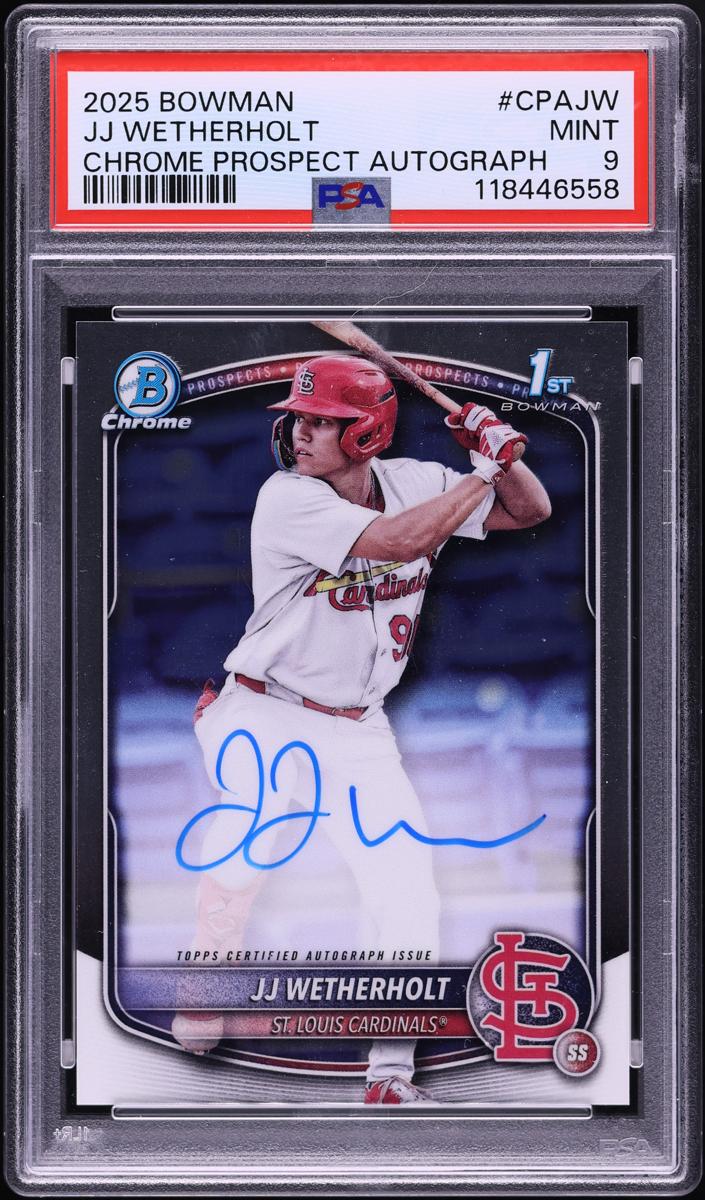 JJ Wetherholt - 2025 Bowman Chrome Prospects Baseball