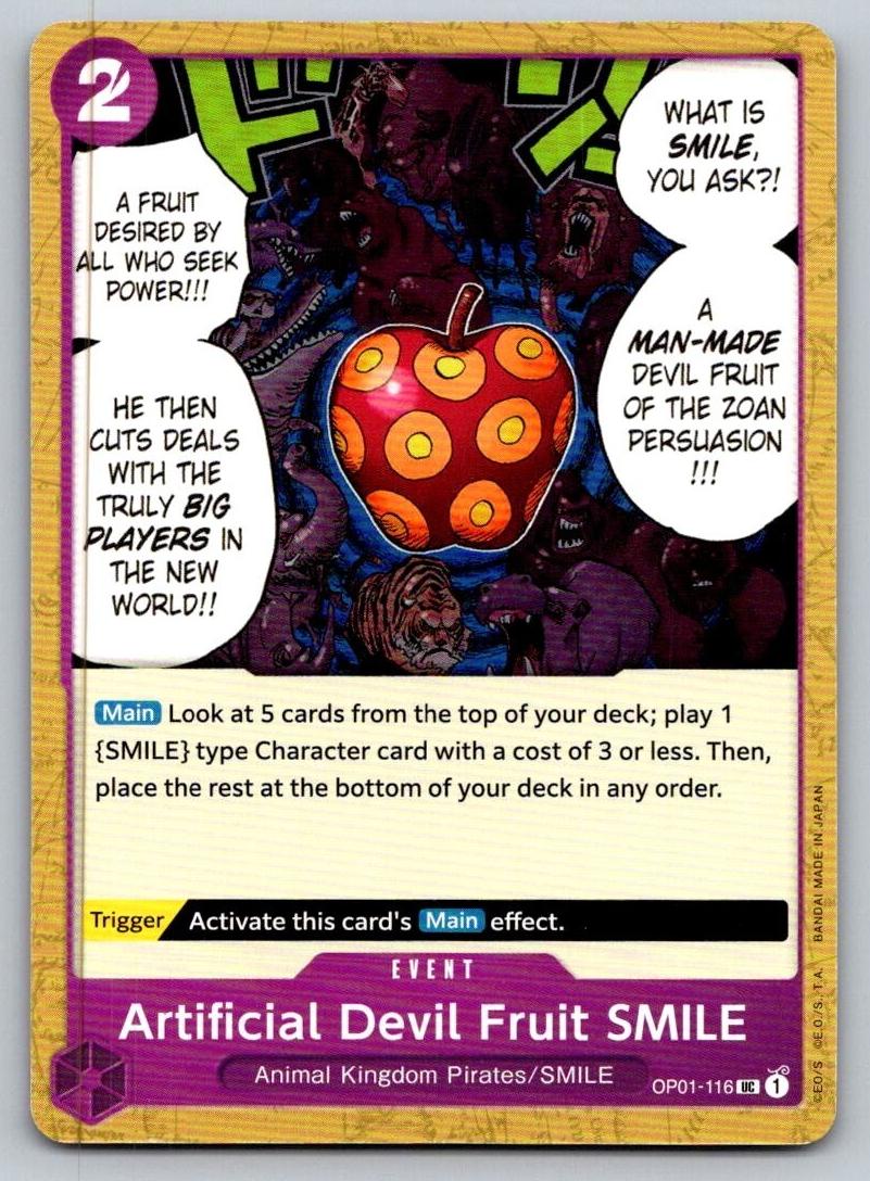2022 Artificial Devil Fruit SMILE #OP01-116