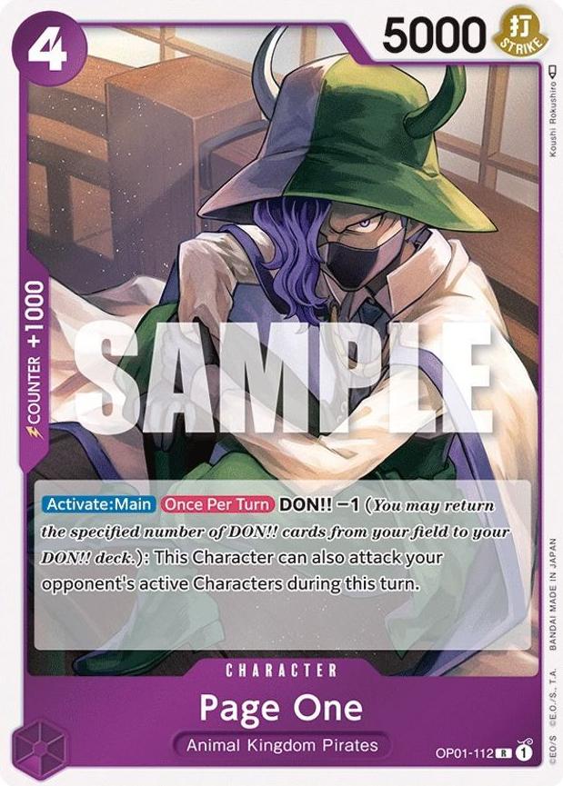 Page One - 2022 One Piece Romance Dawn