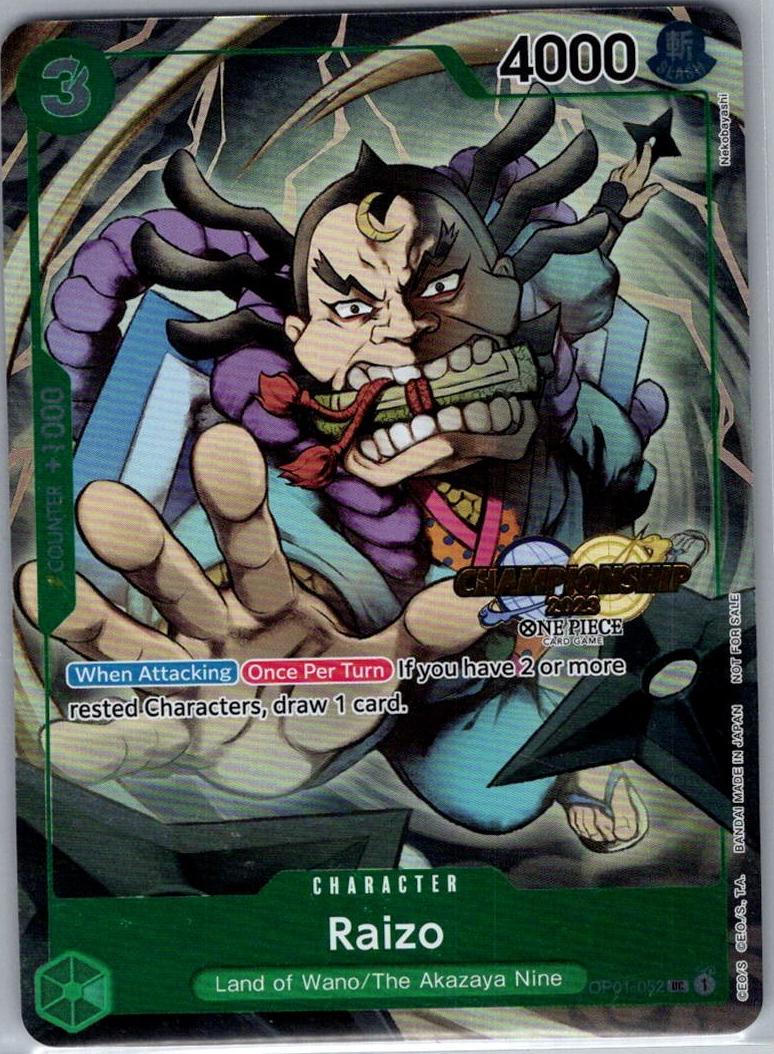 2022 Raizo [Event] #OP01-052