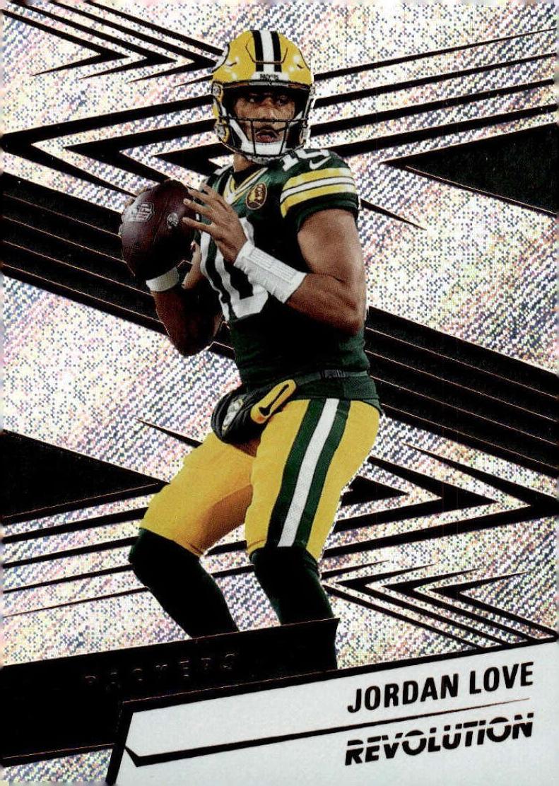 Jordan Love 2025 Revolution Football card