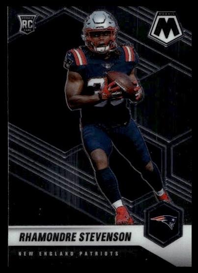 2021 Panini Mosaic Rhamondre Stevenson #337 card