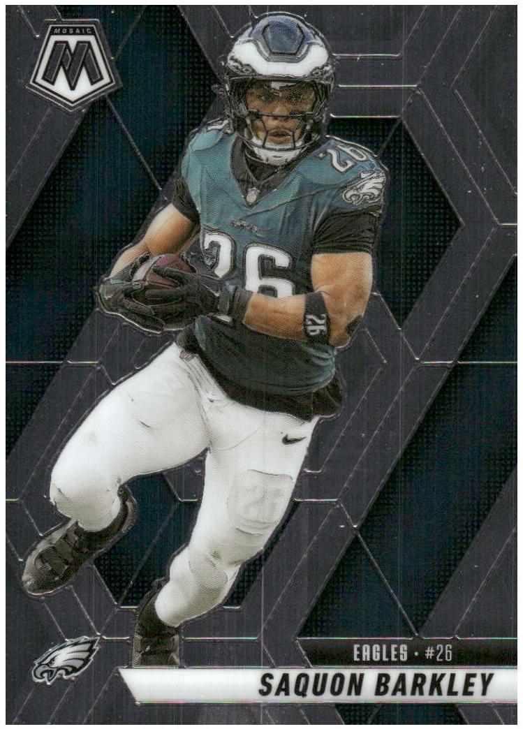 Saquon Barkley 2025 Mosaic Football card