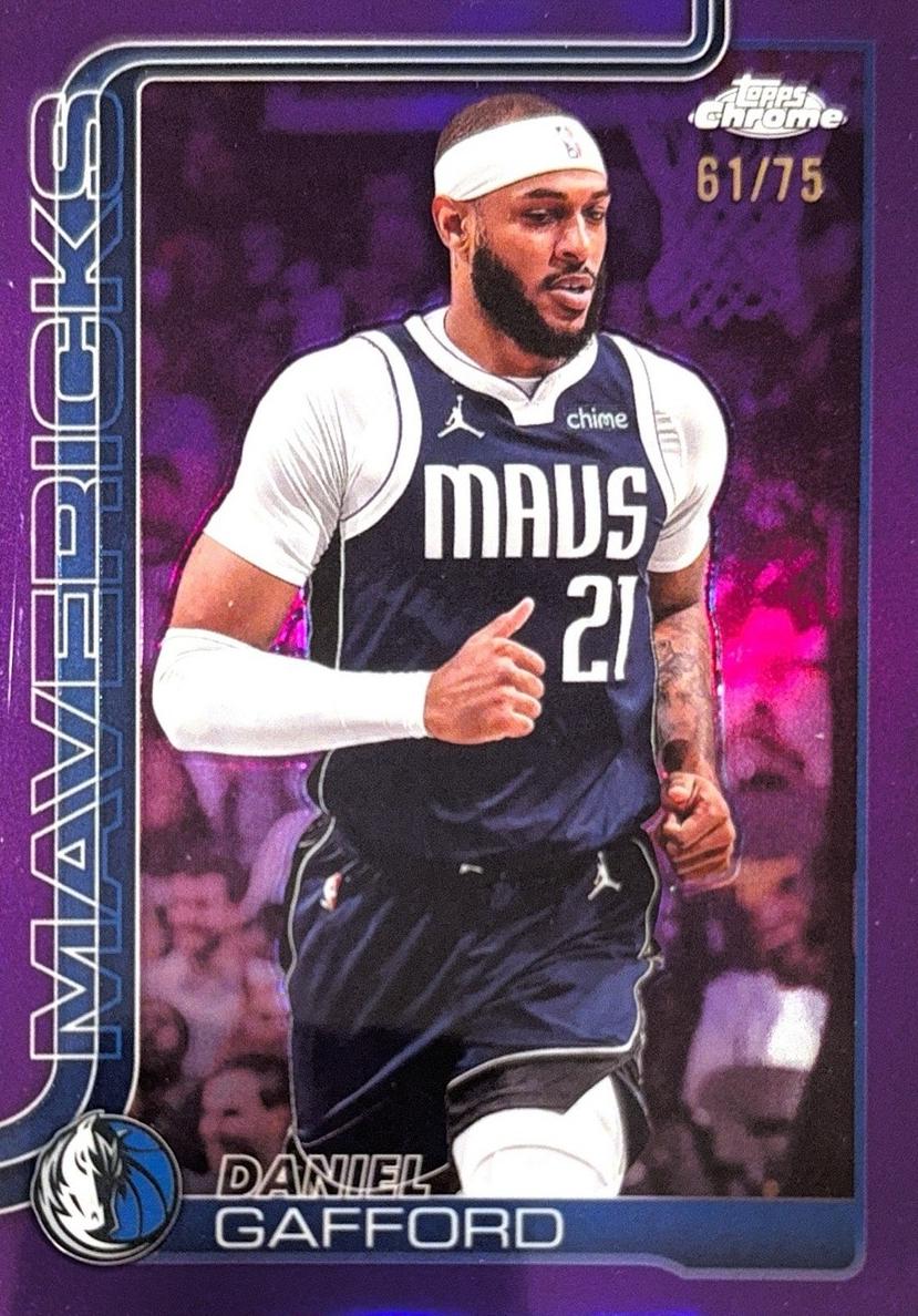 Daniel Gafford 2025-26 Topps Chrome Basketball card