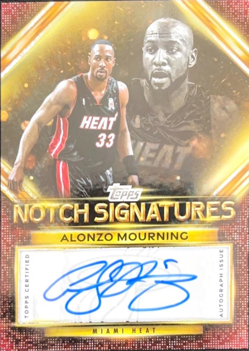 Alonzo Mourning 2025 Topps Basketball card