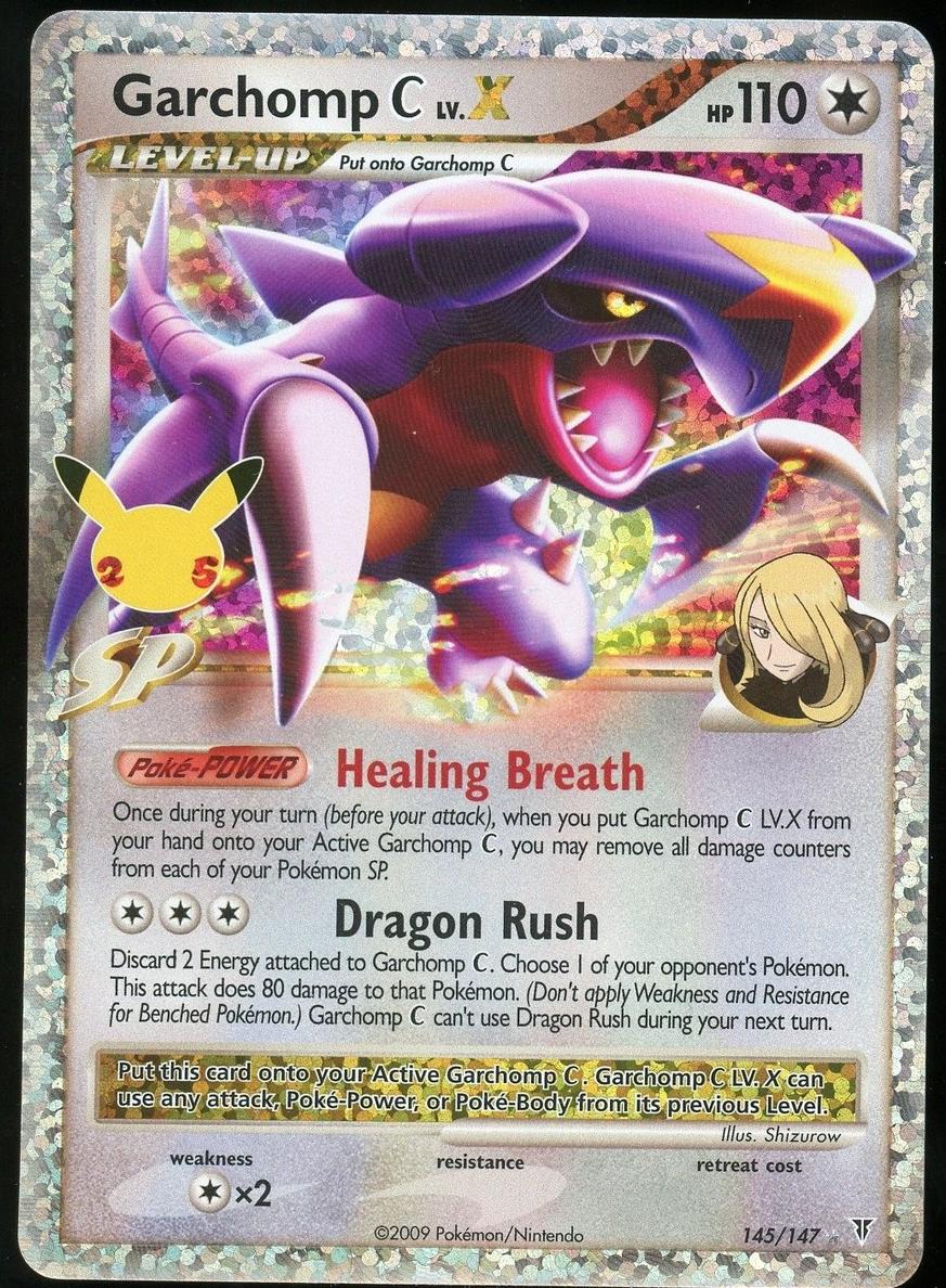 Garchomp C LV. X 2009 Pokemon Platinum Supreme Victors