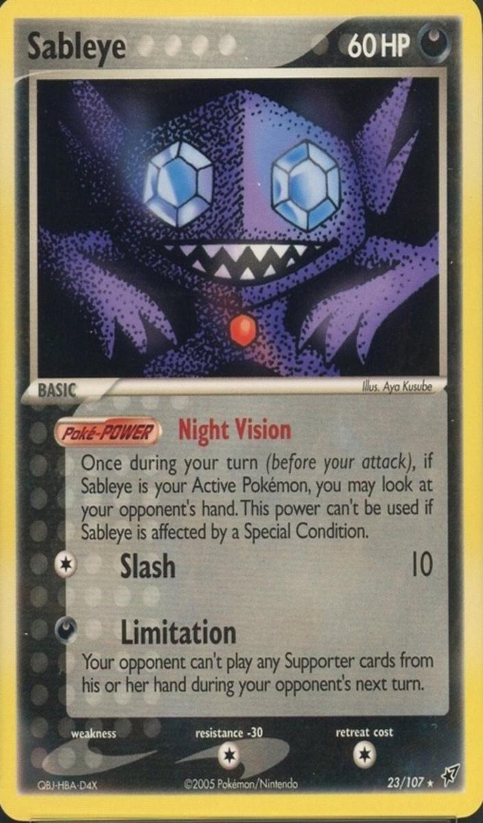 Sableye 2005 Pokemon EX Deoxys