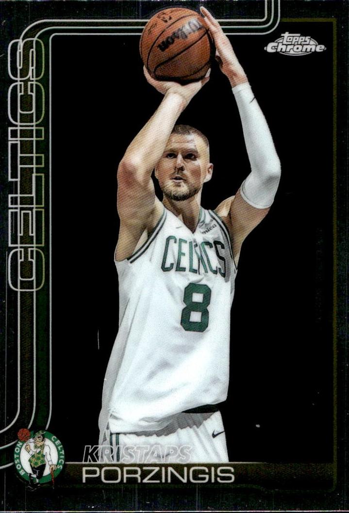 Kristaps Porzingis 2025-26 Topps Chrome Basketball card