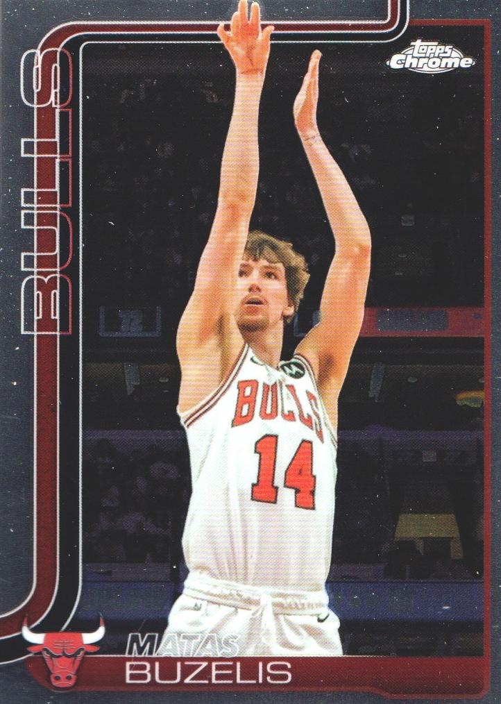 Matas Buzelis 2025-26 Topps Chrome Basketball card