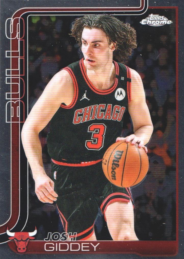 Josh Giddey 2025-26 Topps Chrome Basketball card