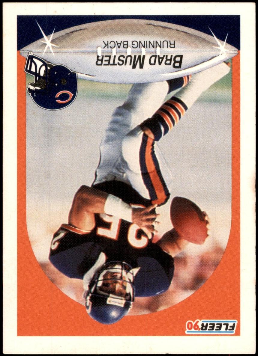 1990 Fleer Brad Muster #298 card