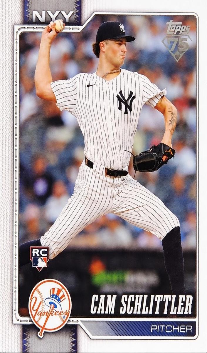 Cam Schlittler 2026 Topps Baseball card