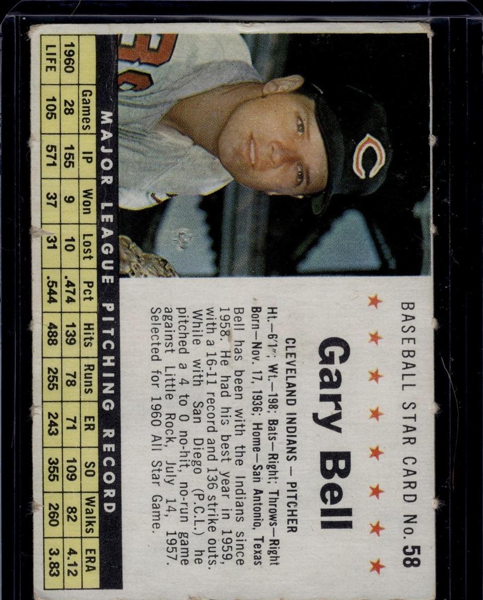 1961 Gary Bell [Perforated] #58