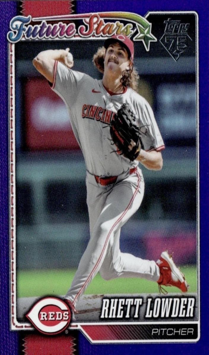 Rhett Lowder 2026 Topps Baseball 60 Purple Holo Foil image