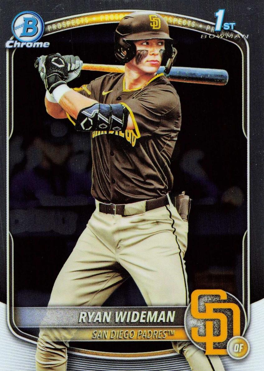 Ryan Wideman 2025 Bowman Draft Chrome card