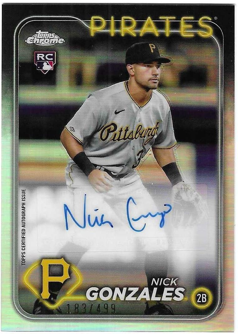 2024 Topps Chrome Nick Gonzales #RA-NG card