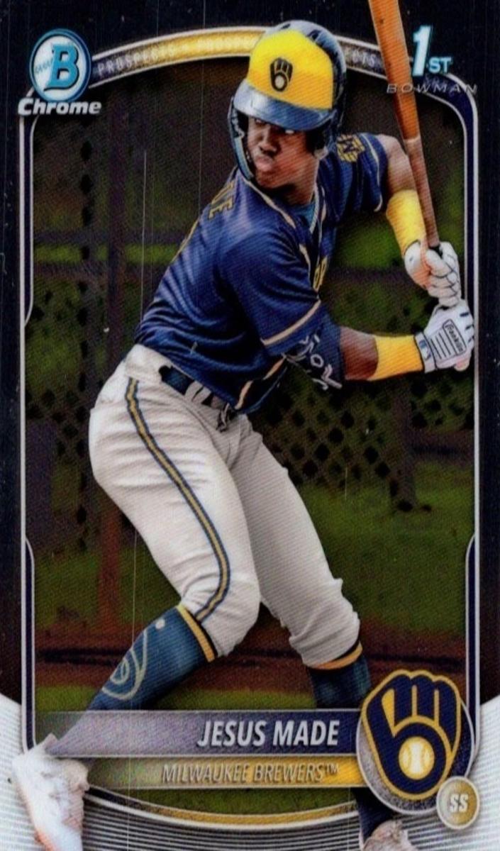 Jesus Made 2025 Bowman Chrome Prospects card