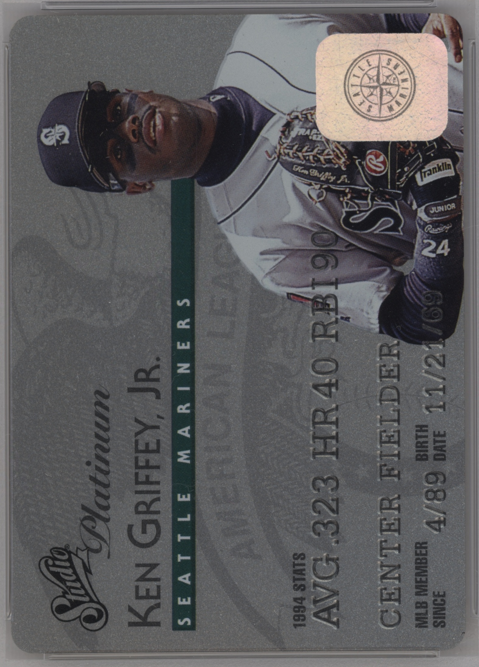 1995 Ken Griffey Jr. [Platinum Series] #5